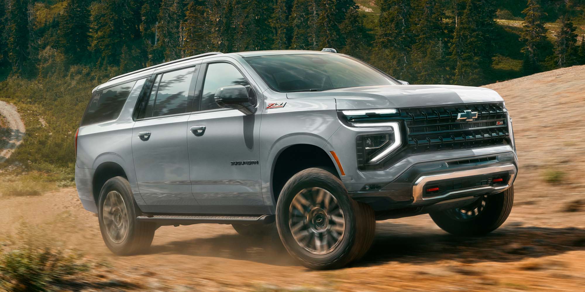 Chevrolet Suburban Z71 en camino off-road.