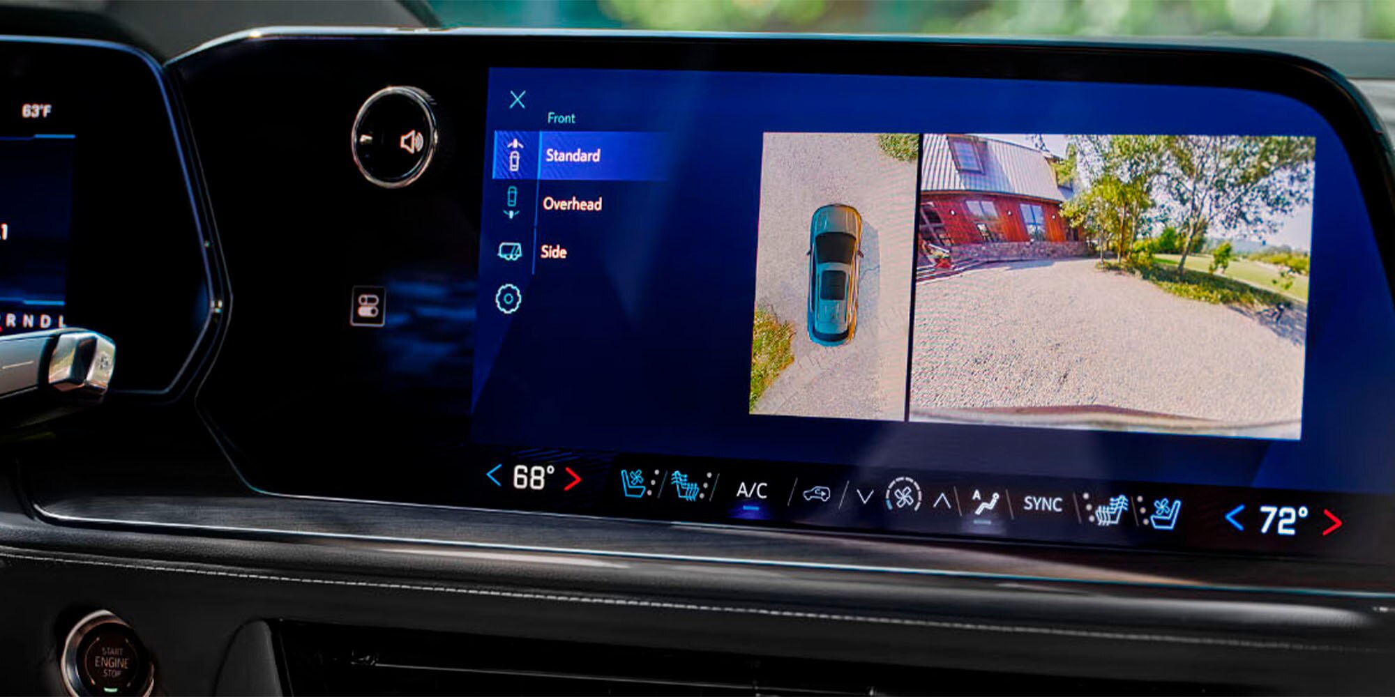 Pantalla central táctil de 17.7 pulgadas Full HD de Chevrolet Suburban Z71.